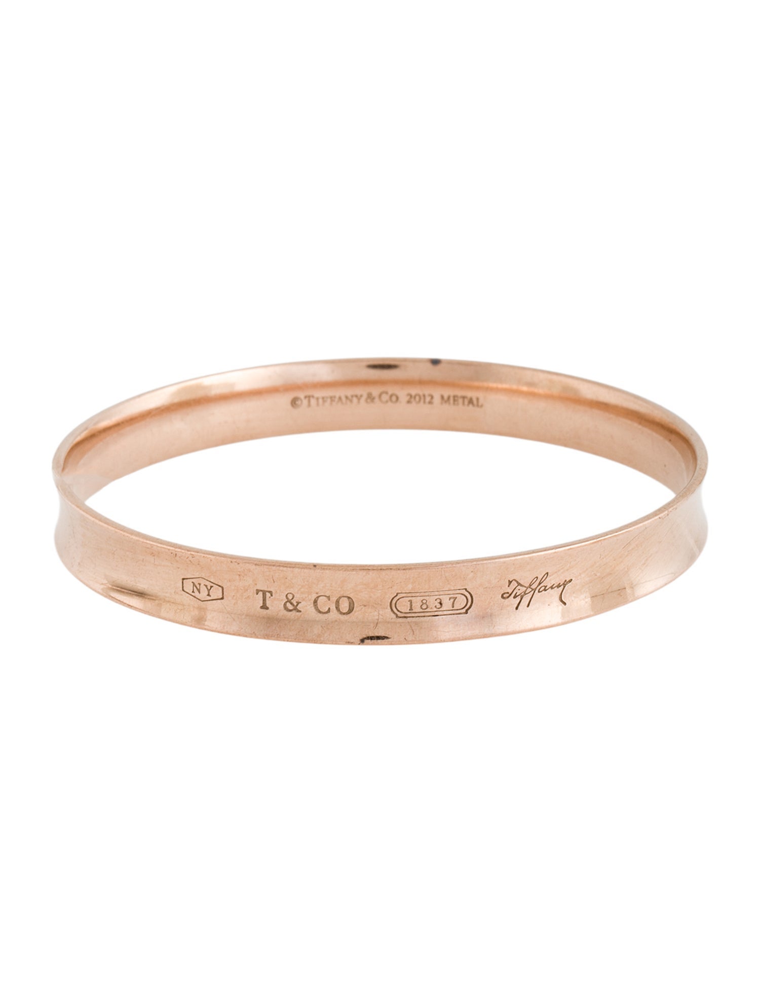 Tiffany & Co. 1837 Rubedo Bangle Bracelet