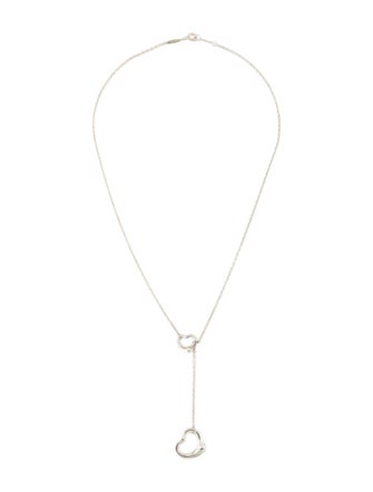Tiffany & Co. Open Heart Lariat Necklace