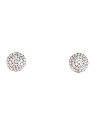 Tiffany & Co. Platinum Diamond Soleste® Stud Earrings