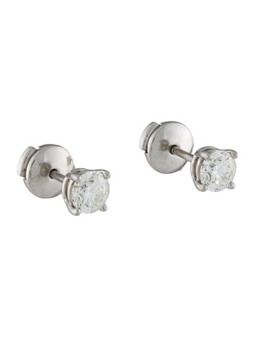 Tiffany & Co. Platinum 1.26ctw Diamond Stud Earrings