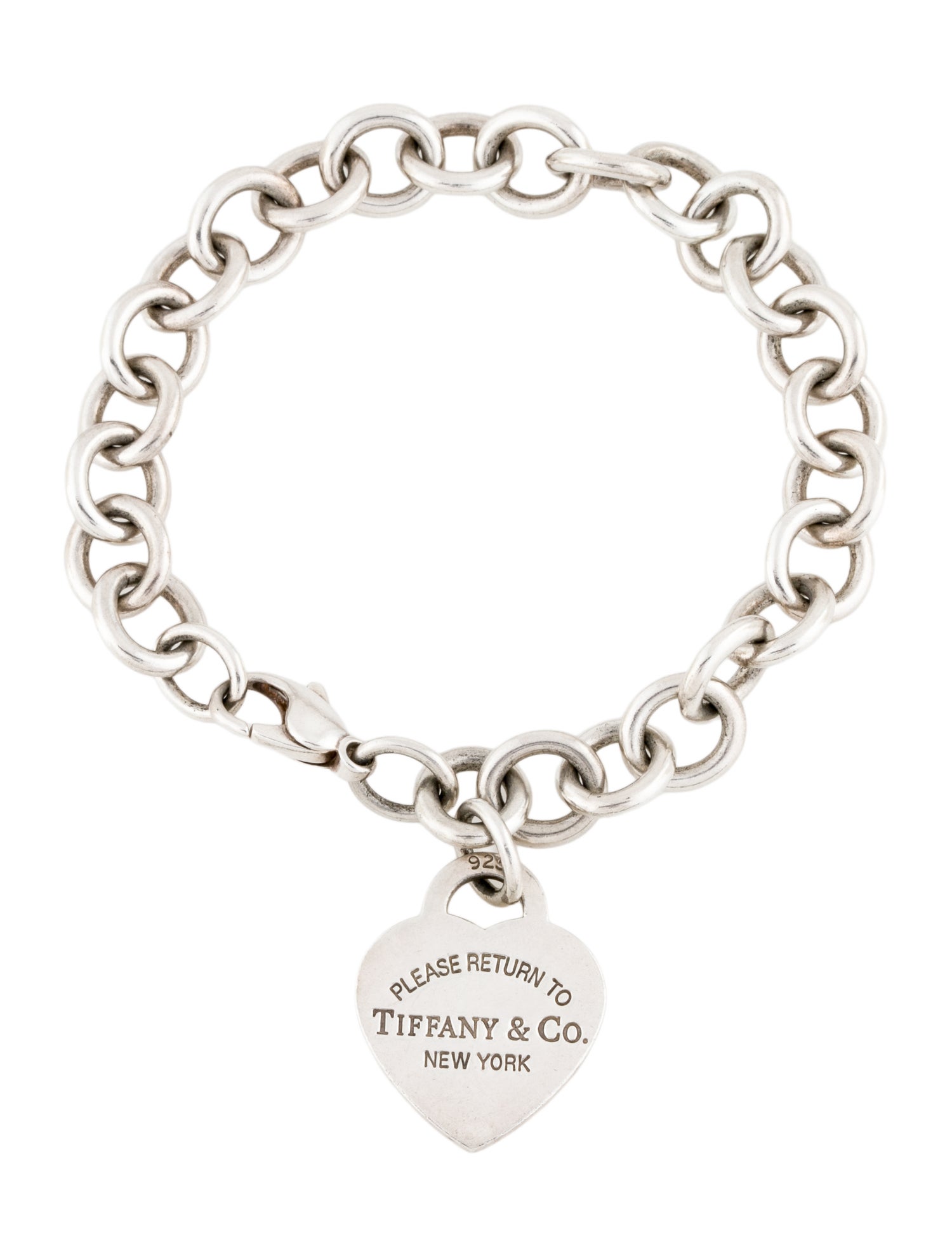 Tiffany & Co. Heart Tag Charm Bracelet