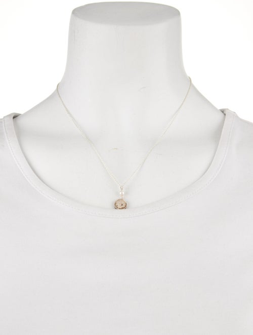 Tiffany & Co. Pearl Hibiscus Pendant Necklace