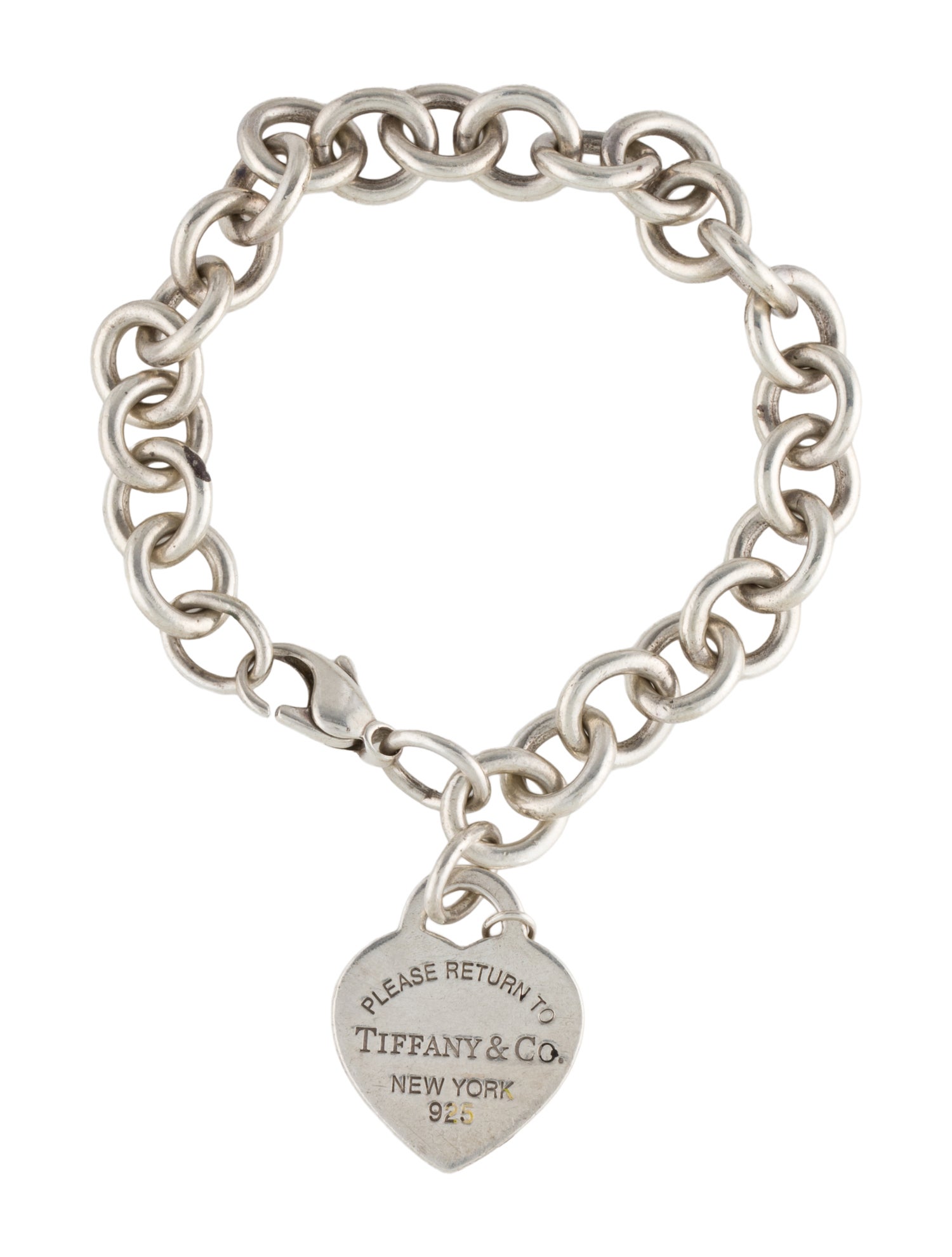 Tiffany & Co. Heart Tag Charm Bracelet