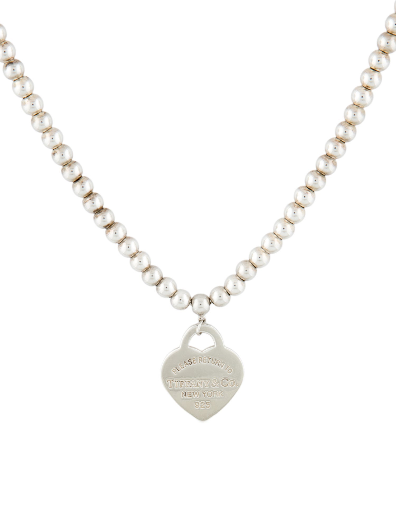 Tiffany & Co. Return to Tiffany® Heart Tag Bead Necklace