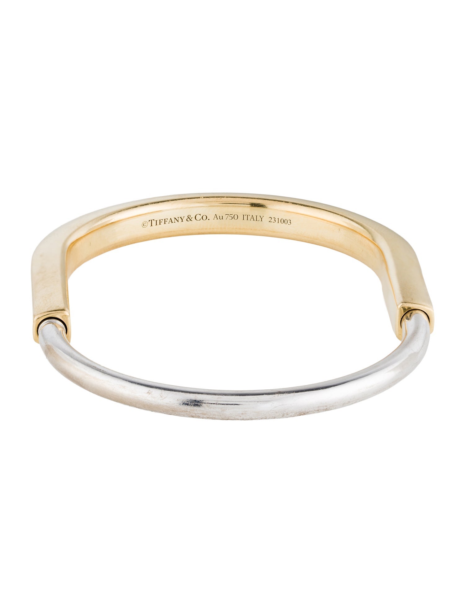 Tiffany & Co. Lock Bangle Bracelet