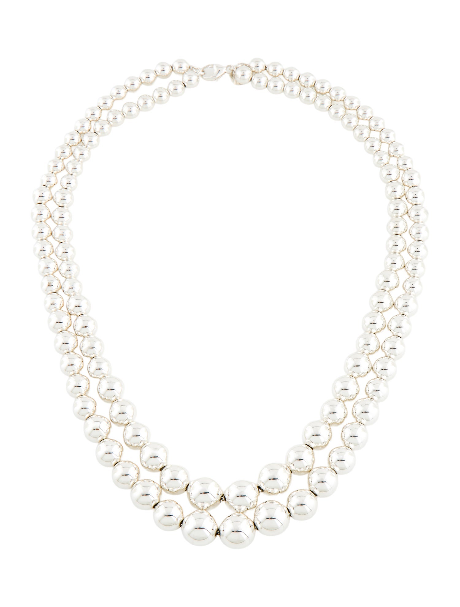 Tiffany & Co. HardWear Graduated Ball Double Strand Necklace
