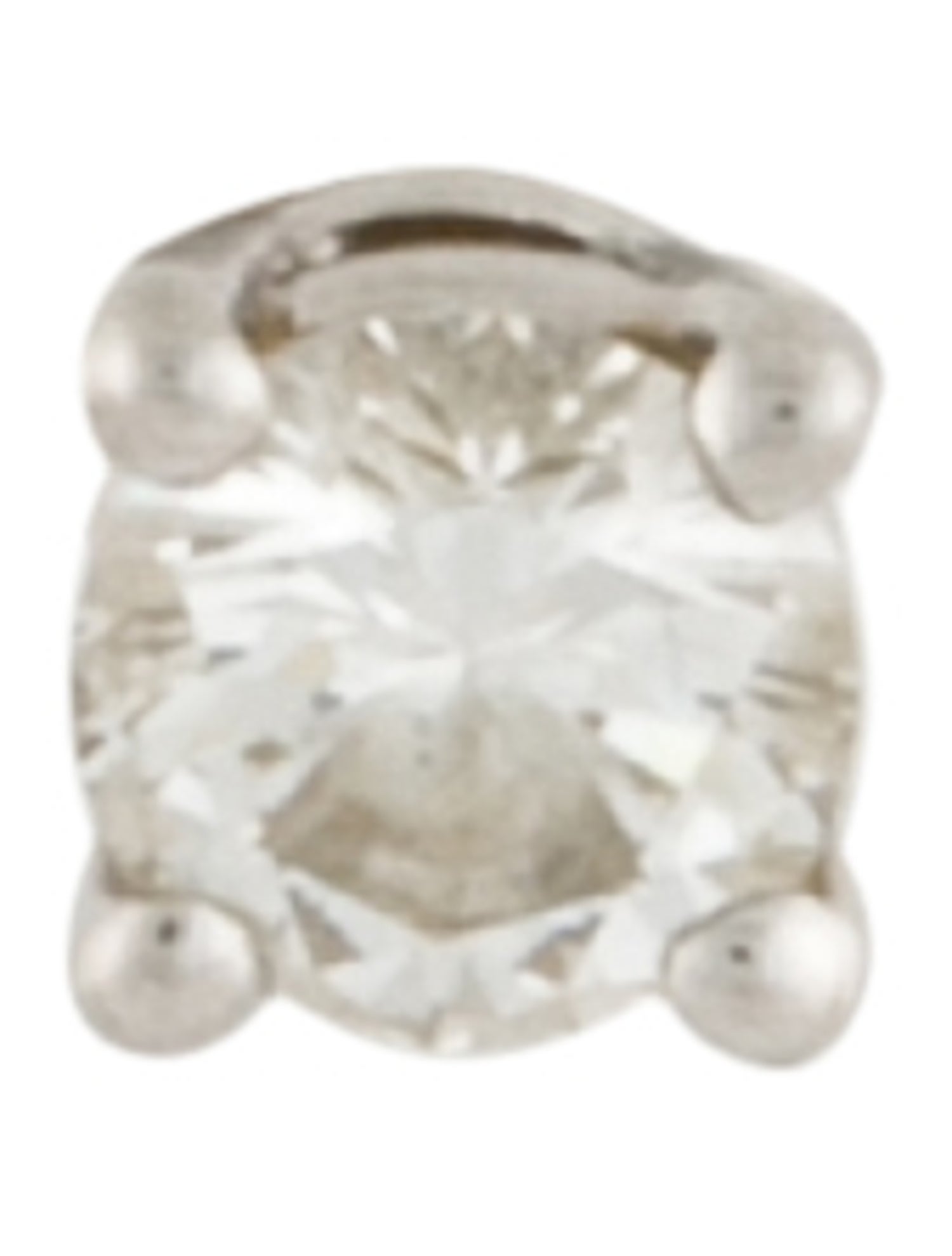 Tiffany & Co. Platinum Diamond Single Stud Earring