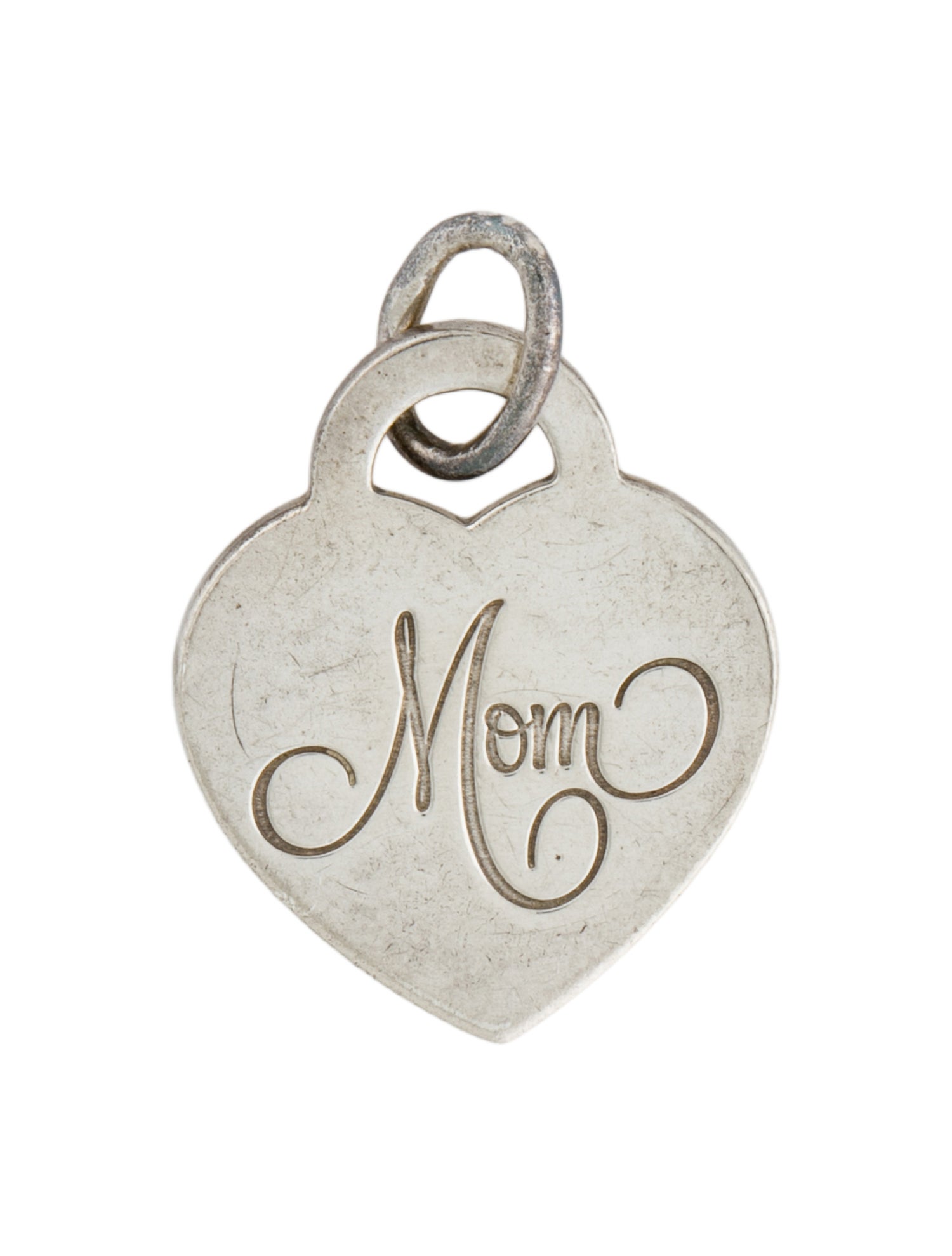 Tiffany & Co. Mom Heart Tag Pendant