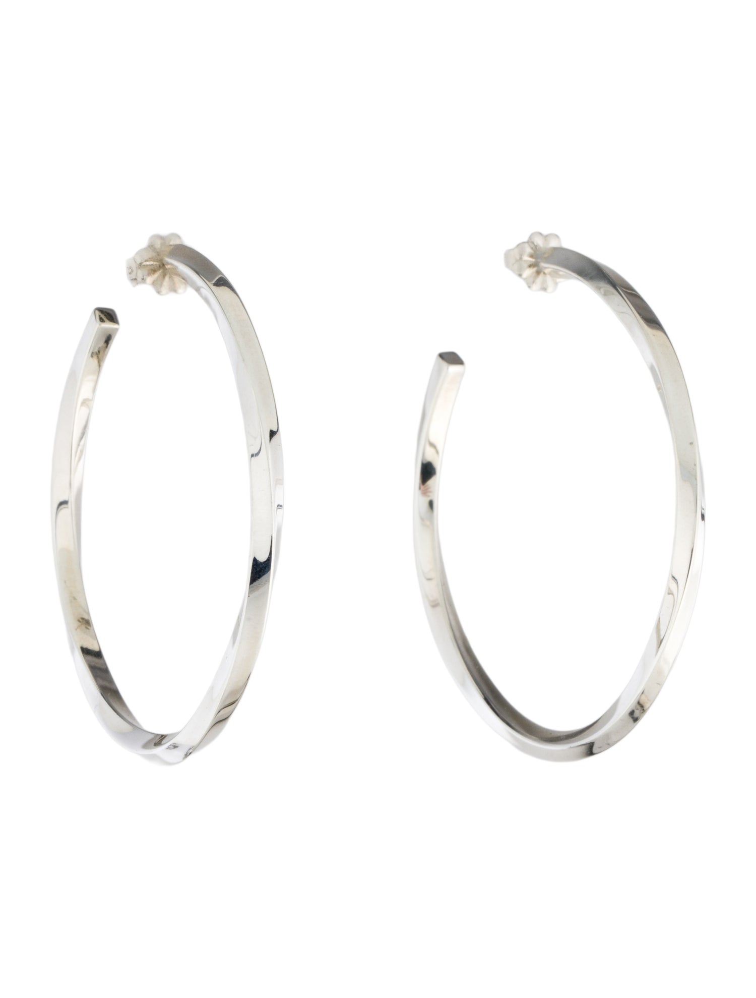 Tiffany & Co. Vintage Twisted Hoop Earrings