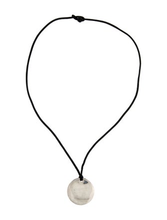 Tiffany & Co. Round Pendant Cord Necklace