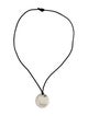 Tiffany & Co. Round Pendant Cord Necklace