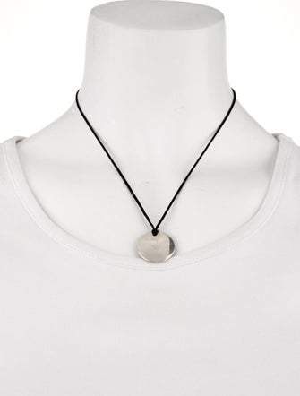 Tiffany & Co. Round Pendant Cord Necklace