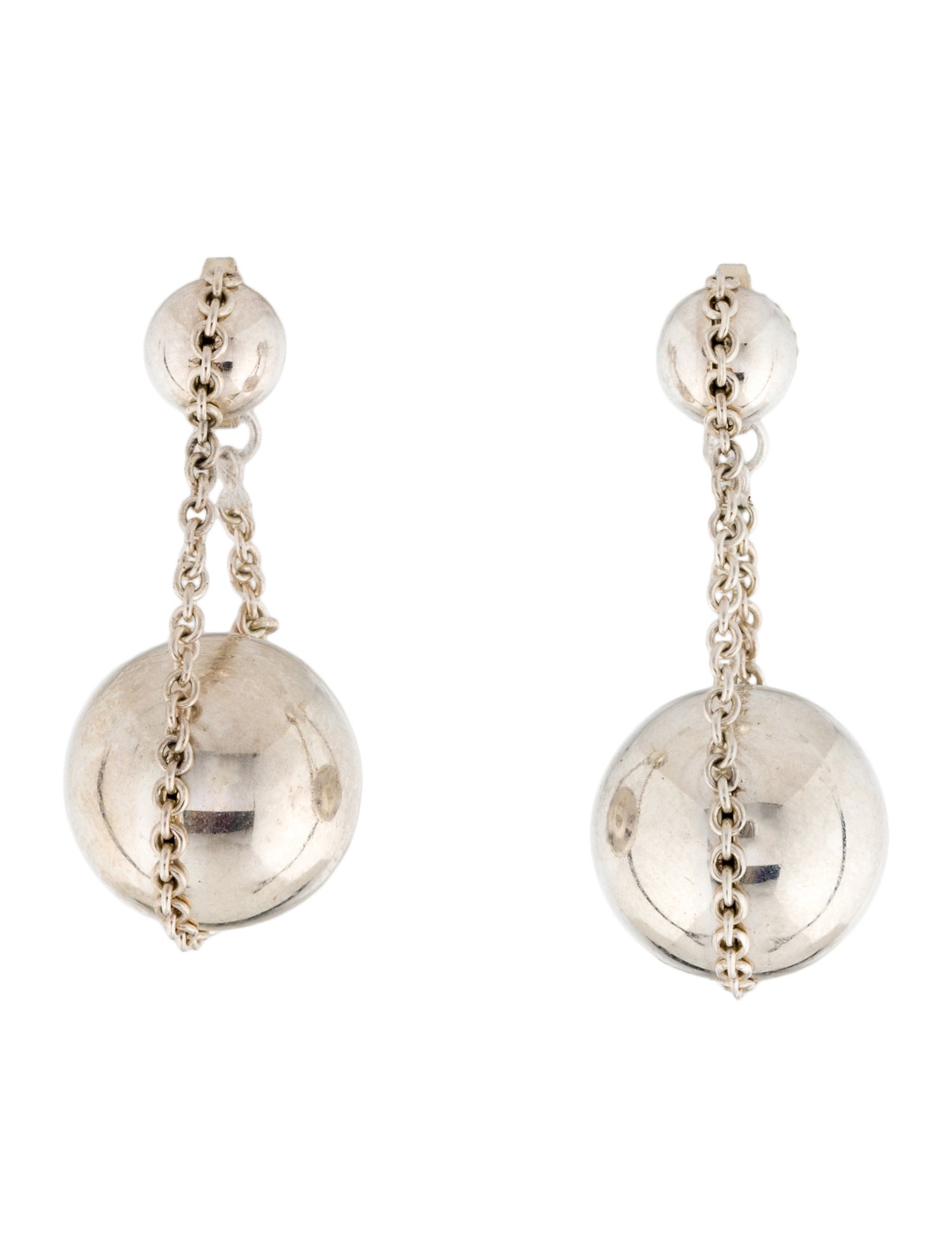 Tiffany & Co. Double Ball Drop Earrings
