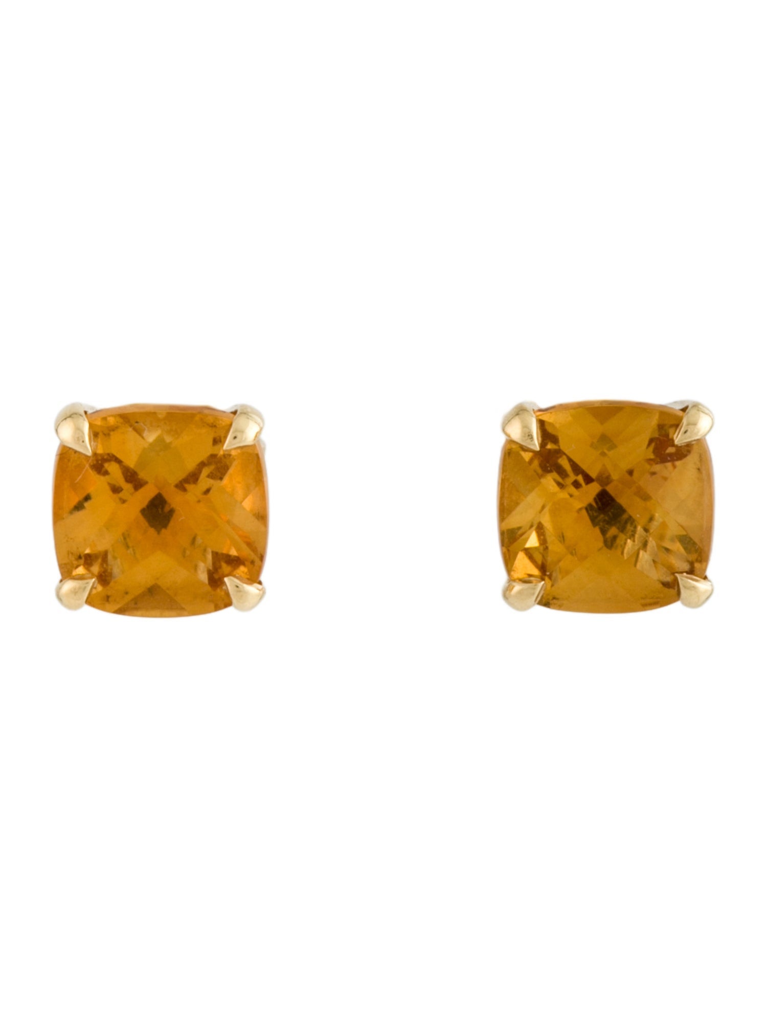 Tiffany & Co. 18K Citrine Sparklers Stud Earrings