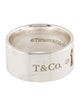 Tiffany & Co. Diamond Key Hole Wide Band