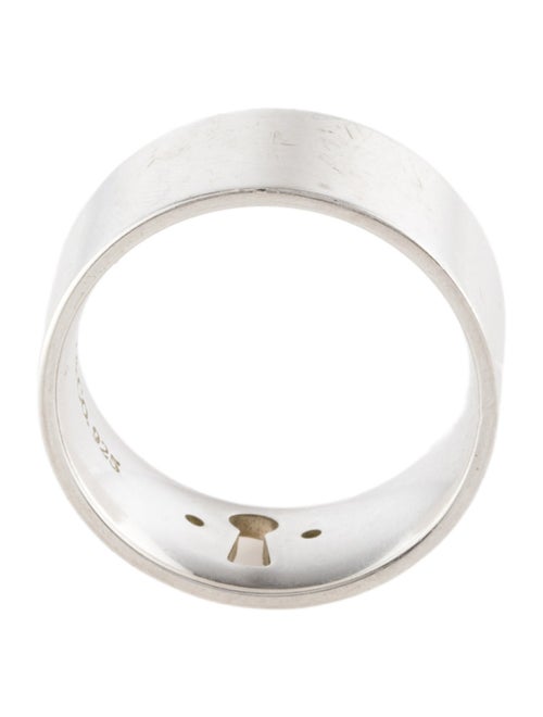 Tiffany & Co. Diamond Key Hole Wide Band