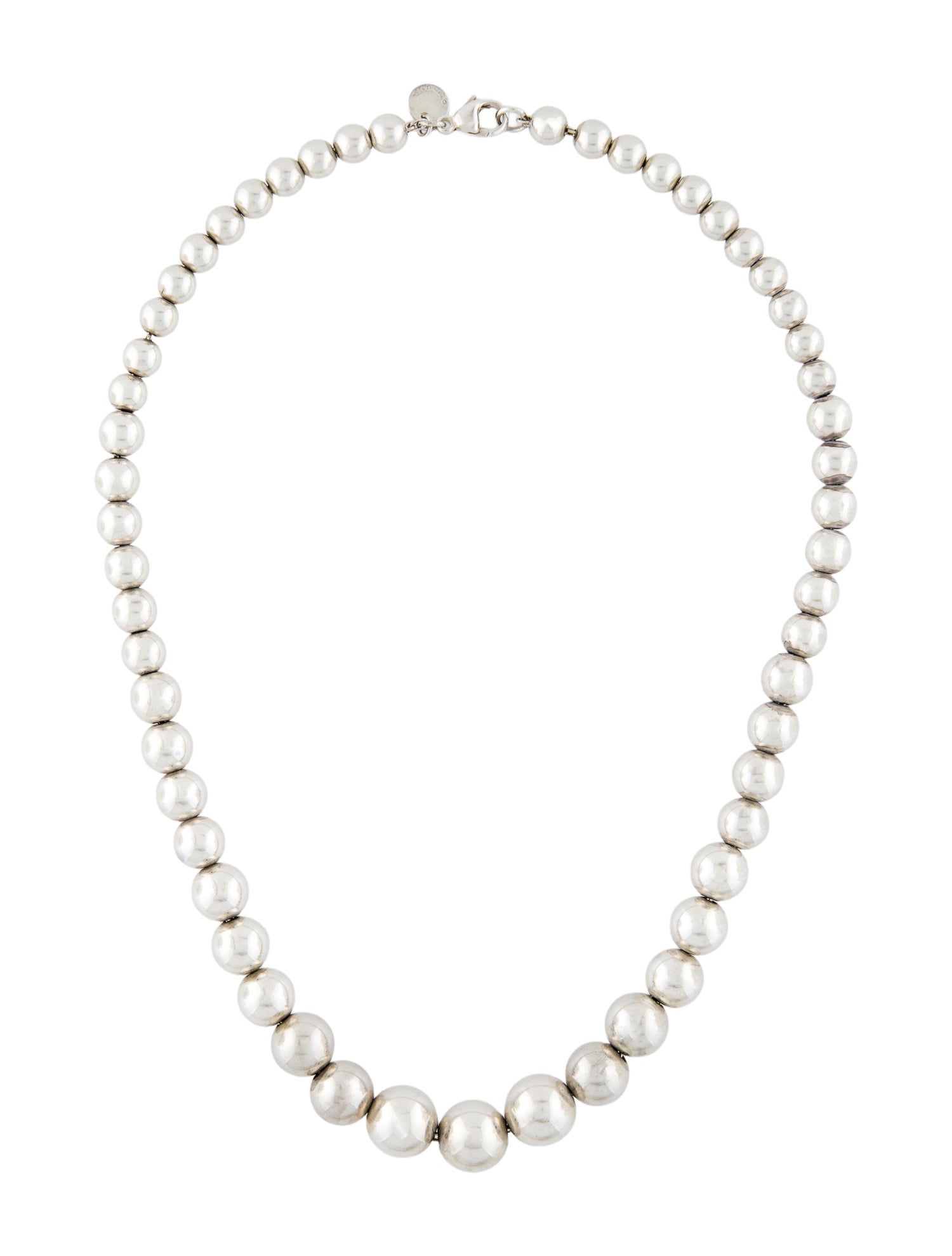 Tiffany & Co. Hardware Graduated Bead Necklace