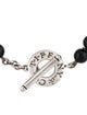Tiffany & Co. Onyx Bead Toggle Bracelet