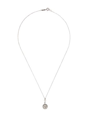 Tiffany & Co. Pearl Flower Pendant Necklace