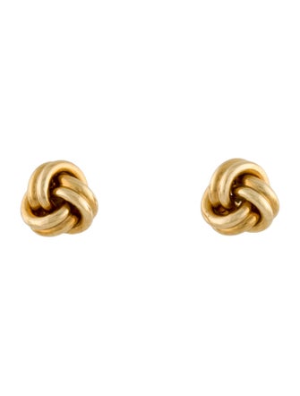 Tiffany & Co. 18K Knot Stud Earrings