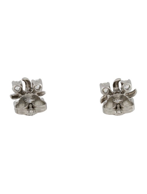 Tiffany & Co. Platinum Diamond Sixteen Stone Stud Earrings
