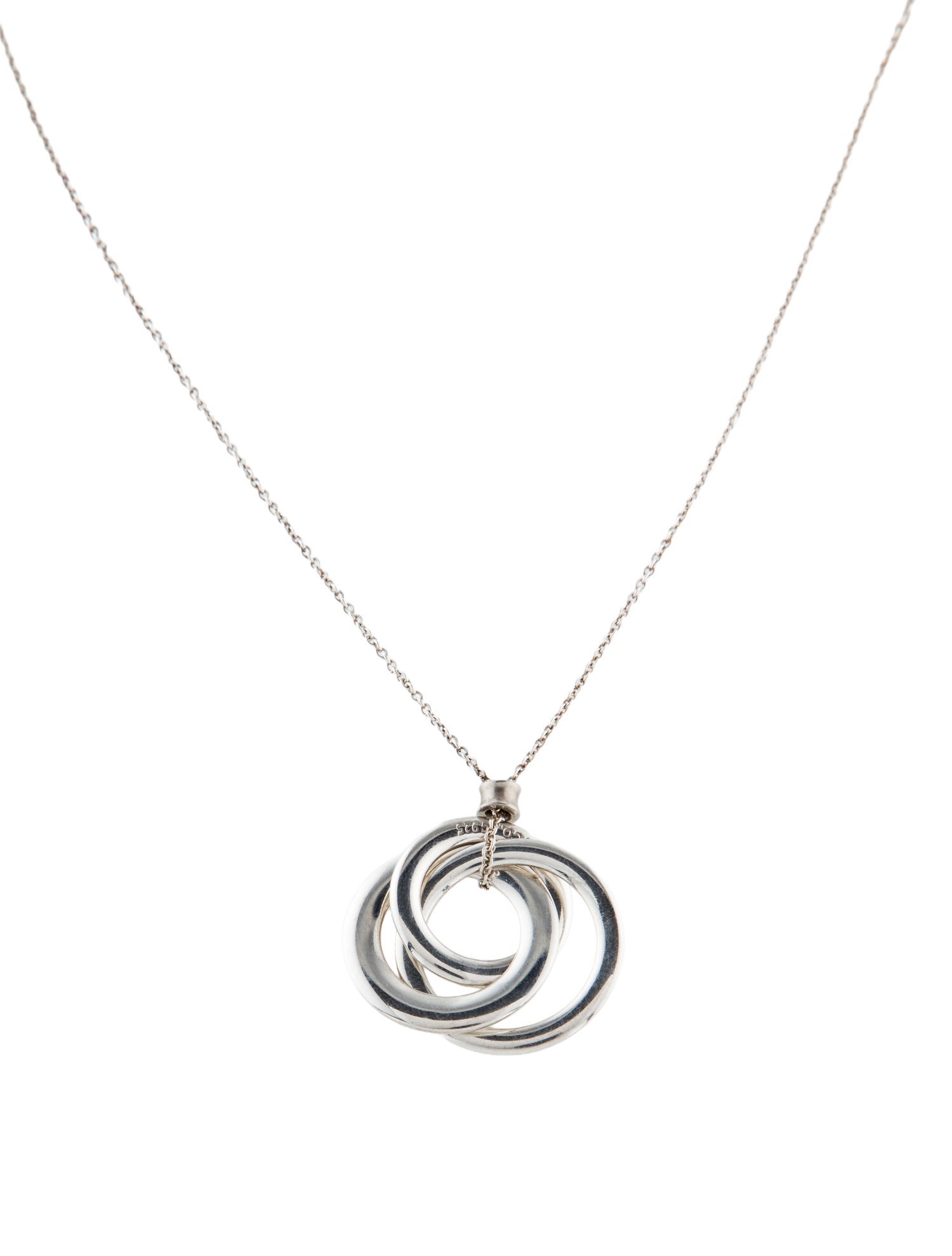 Tiffany & Co. 1837 Interlocking Circles Pendant Necklace