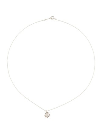 Tiffany & Co. Pearl Olive Leaf Pendant Necklace