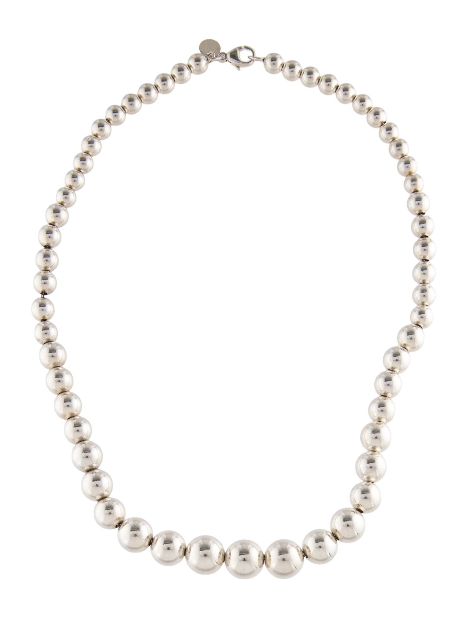 Tiffany & Co. Graduated Ball Necklace