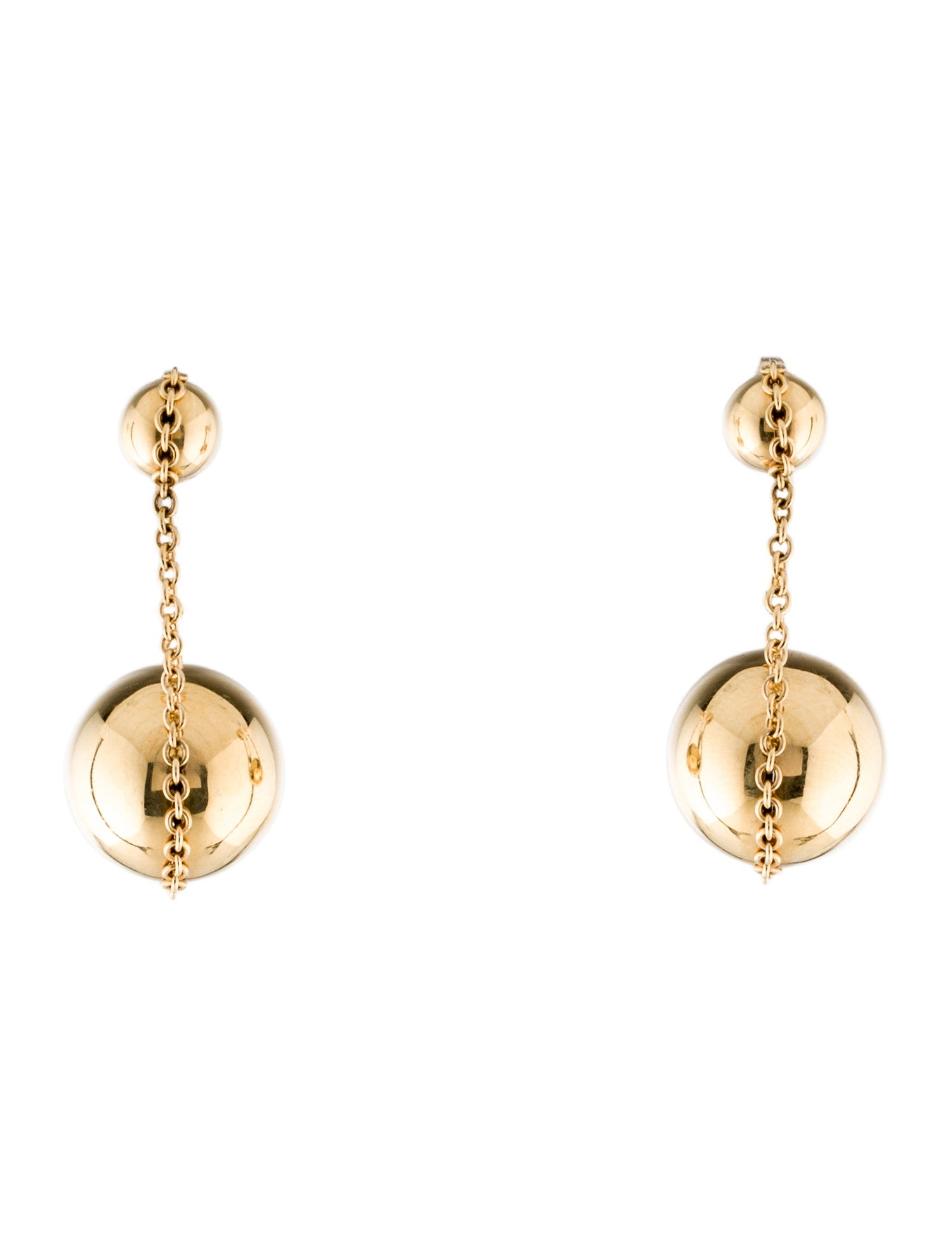 Tiffany & Co. 18K HardWear Double Drop Earrings