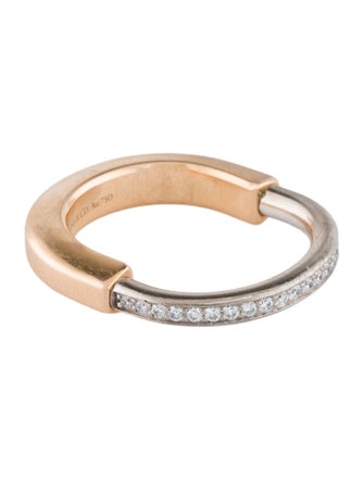 Tiffany & Co. 18K Diamond Lock Band