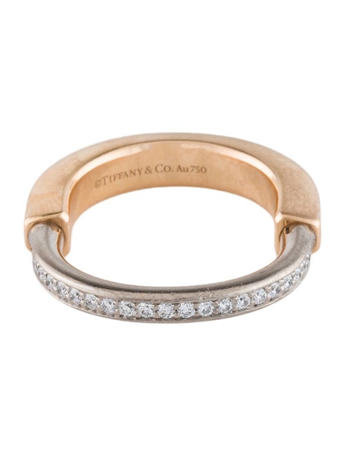 Tiffany & Co. 18K Diamond Lock Band