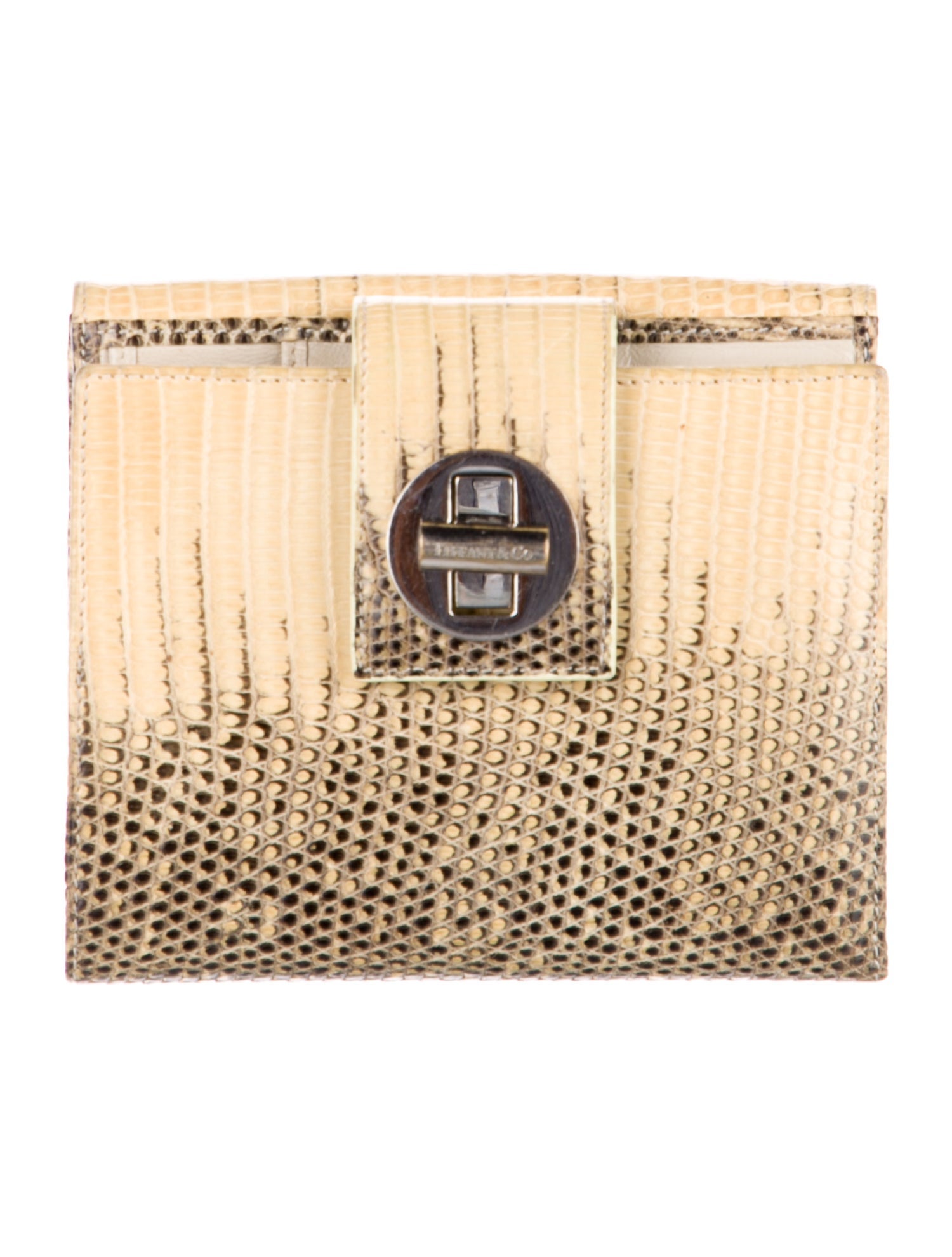 Tiffany & Co. Leather Printed Compact Wallet