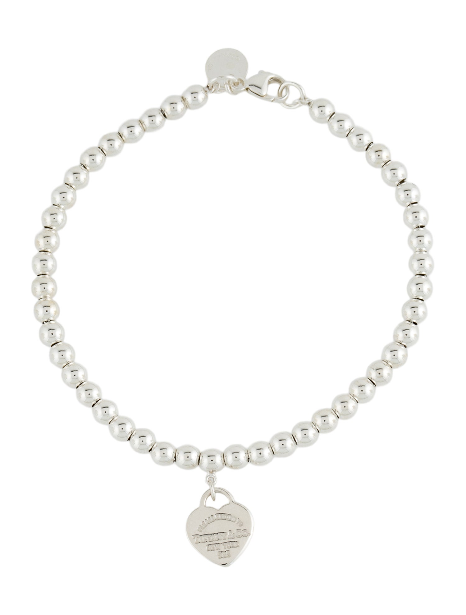 Tiffany & Co. Heart Tag Bead Bracelet