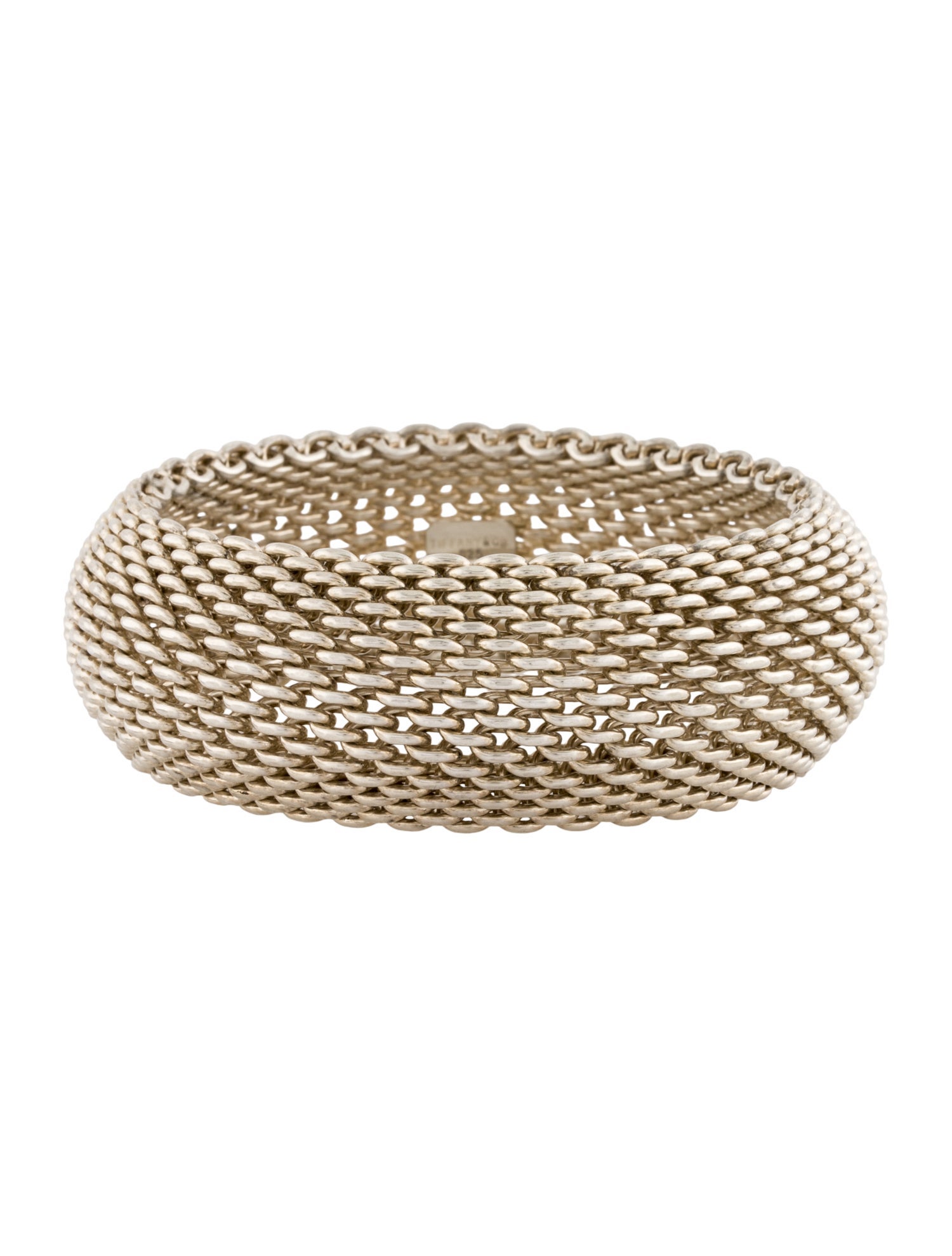 Tiffany & Co. Somerset Wide Mesh Bracelet