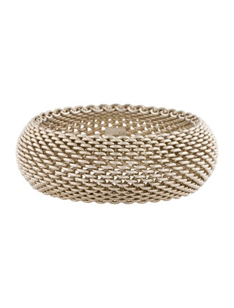 Tiffany & Co. Somerset Wide Mesh Bracelet