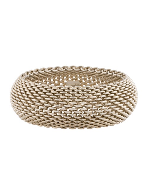 Tiffany & Co. Somerset Wide Mesh Bracelet