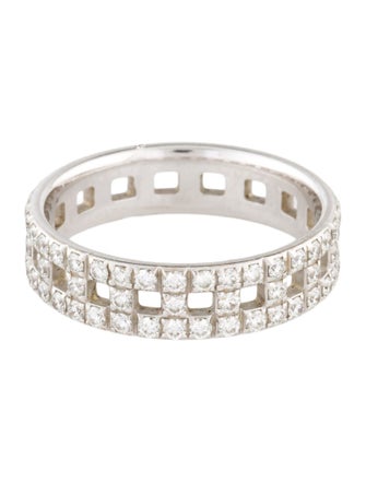 Tiffany & Co. 18K 1.11ctw Diamond True Wide Eternity Band