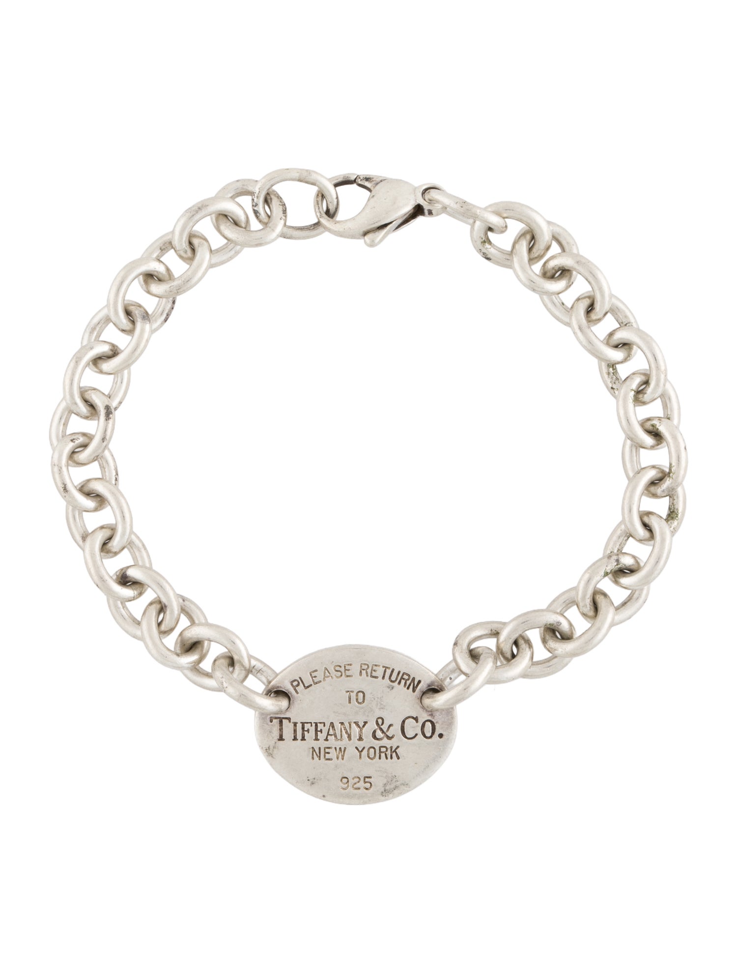 Tiffany & Co. Oval Tag Link Bracelet