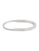 Tiffany & Co. 18K 1.39ctw Diamond Half Pavé Lock Bracelet