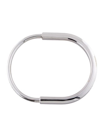 Tiffany & Co. 18K 1.39ctw Diamond Half Pavé Lock Bracelet