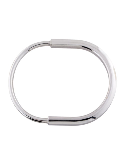 Tiffany & Co. 18K 1.39ctw Diamond Half Pavé Lock Bracelet