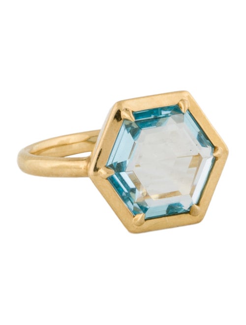 Tiffany & Co. 18K Topaz Hexagon Ring