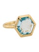 Tiffany & Co. 18K Topaz Hexagon Ring
