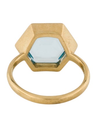 Tiffany & Co. 18K Topaz Hexagon Ring