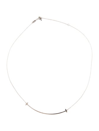 Tiffany & Co. Large T Smile Pendant Necklace