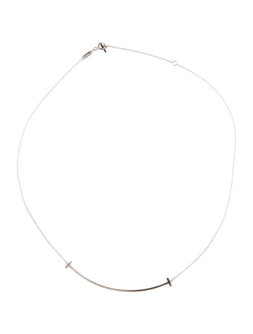 Tiffany & Co. Large T Smile Pendant Necklace