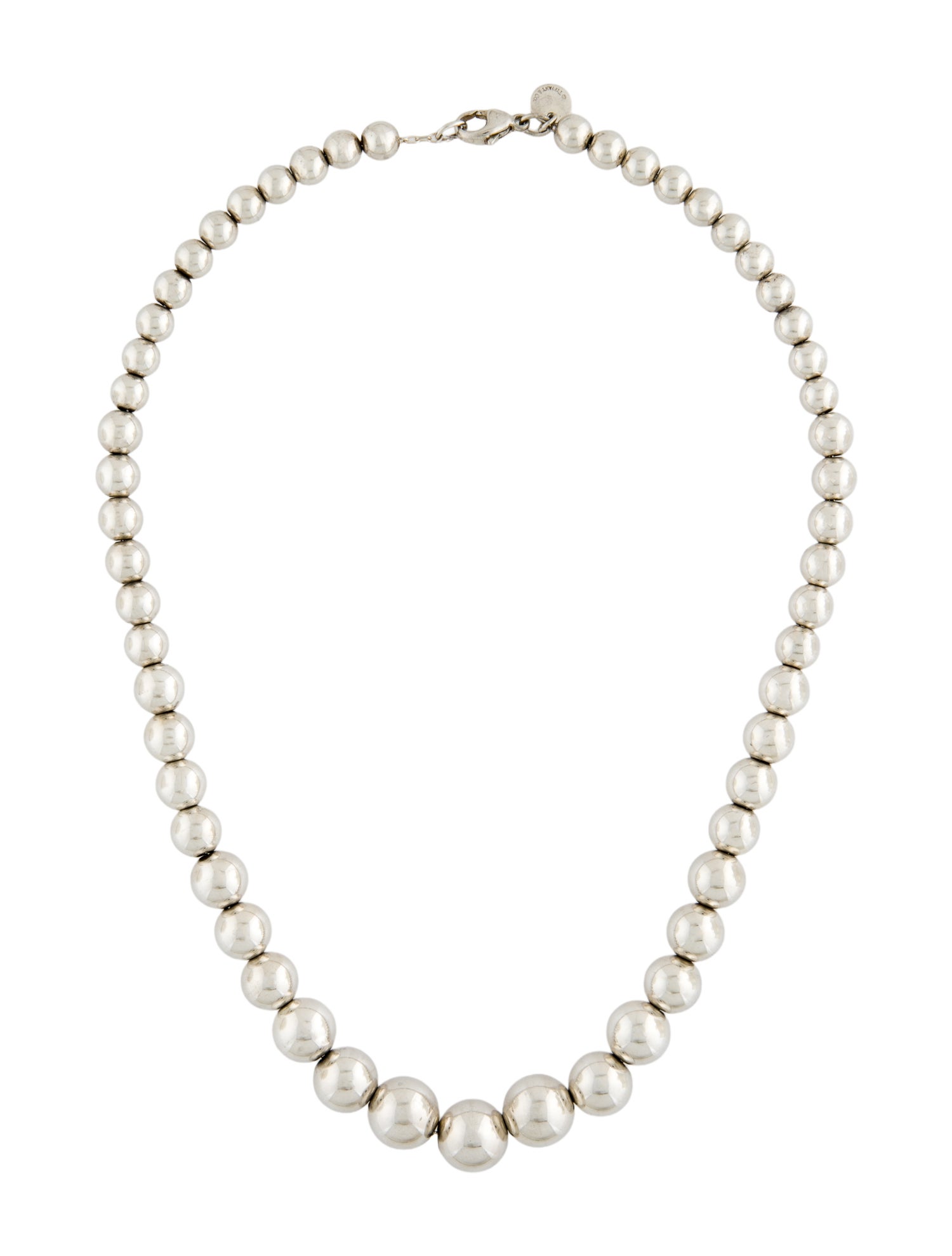 Tiffany & Co. Graduated Ball Necklace
