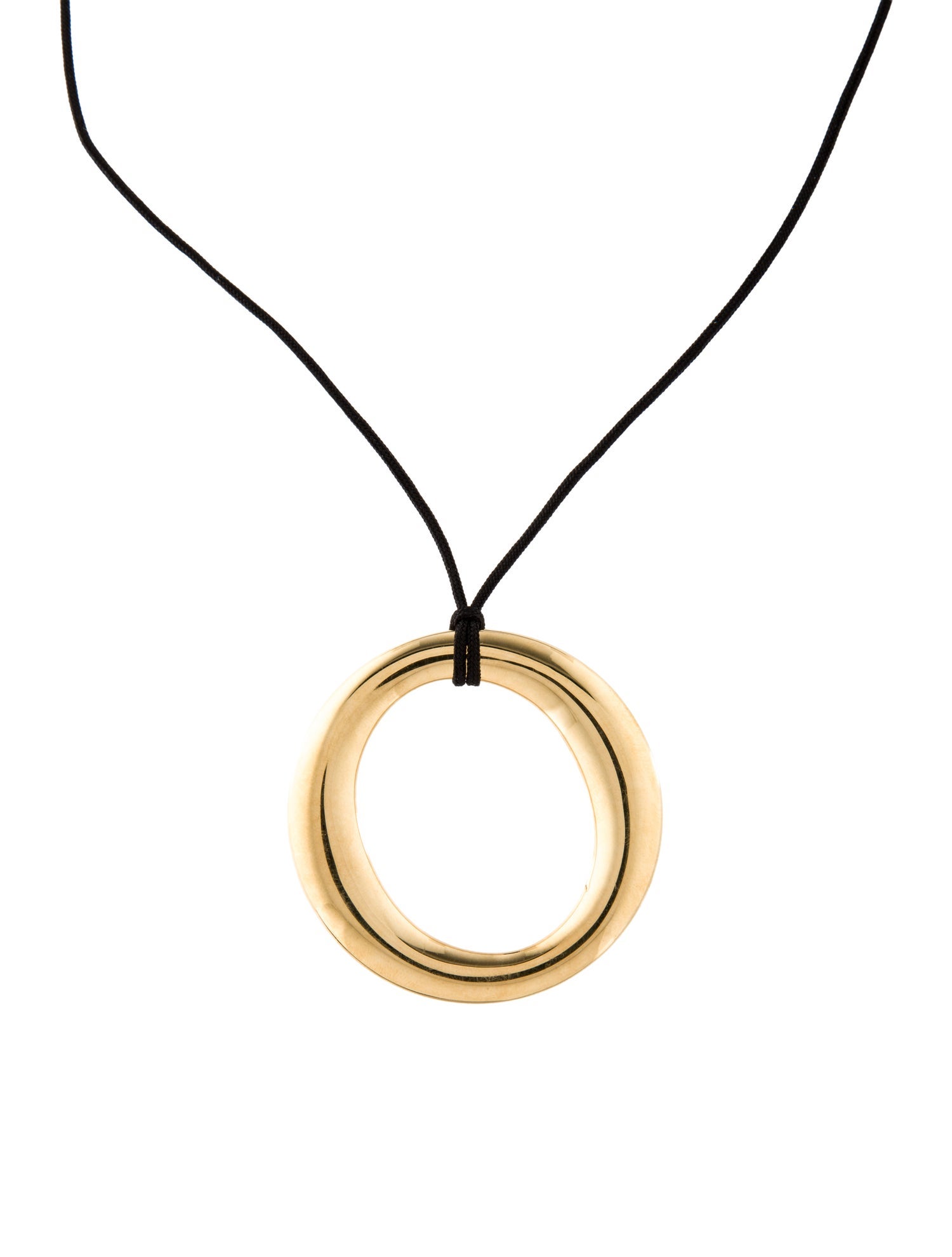 Tiffany & Co. 18K Large Sevillana Pendant Necklace