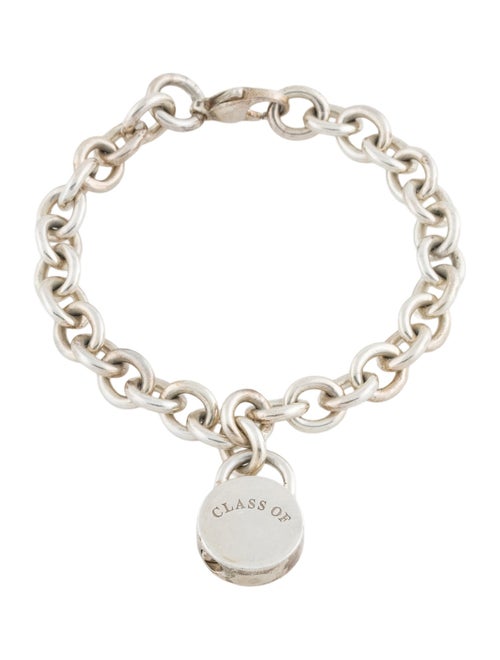 Tiffany & Co. Lock Charm Oval Link Bracelet