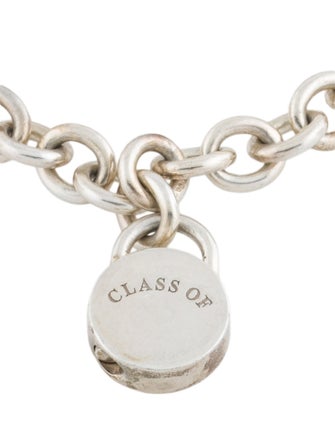 Tiffany & Co. Lock Charm Oval Link Bracelet